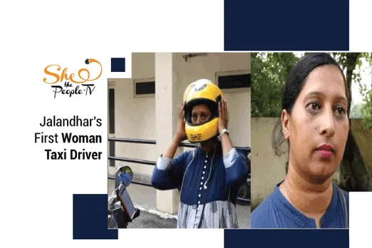 Kanta Chauhan Becomes Jalandhar's First Woman Bike Taxi Driver