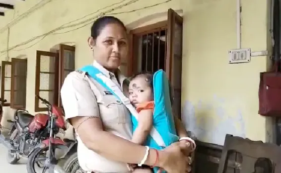 Assam Cop Denied Leave Extension, Forced To Bring Seven Month Old Child To Work
