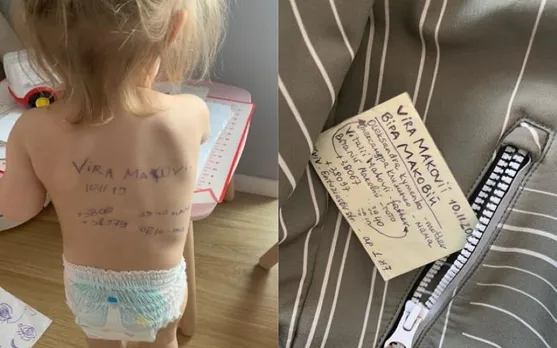 Ukrainian Mom Writes Contact Info On Her Kid's Back For This Heartbreaking Reason
