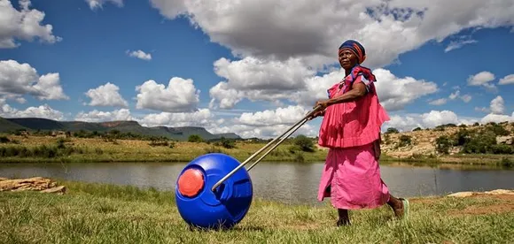 How a water wheel carrying water is good for women around the world