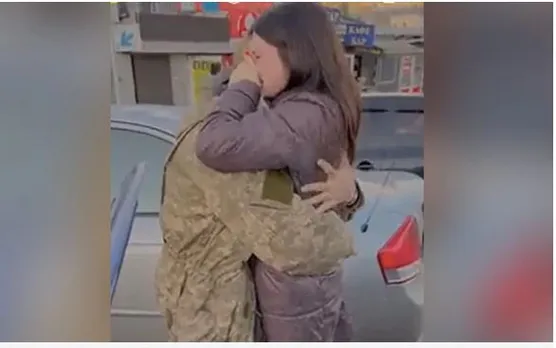 Reunion Video Of Ukrainian Soldier And His Wife Will Melt Your Heart