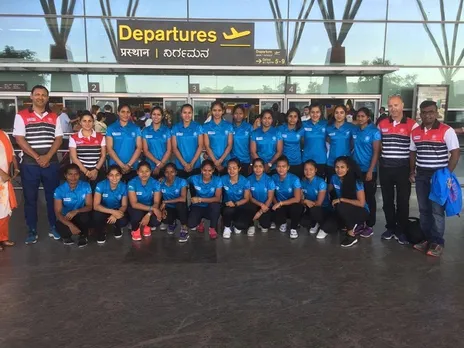 Indian Women's Hockey Team Leaves for Korea Tour