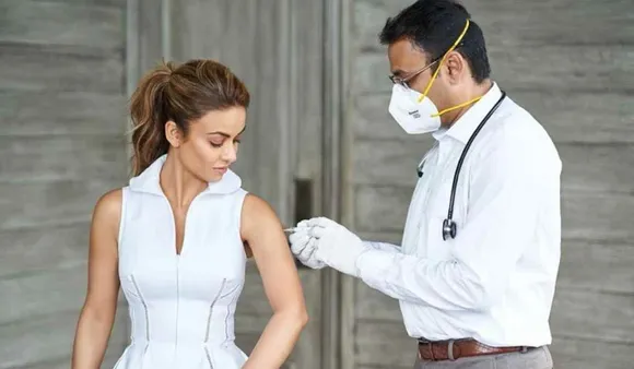 Here's What Natasha Poonawalla Said On Receiving The First Shot Of Covishield Vaccine