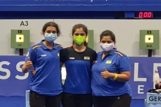 Manu Bhaker And Team Secure Bronze At ISSF World Cup