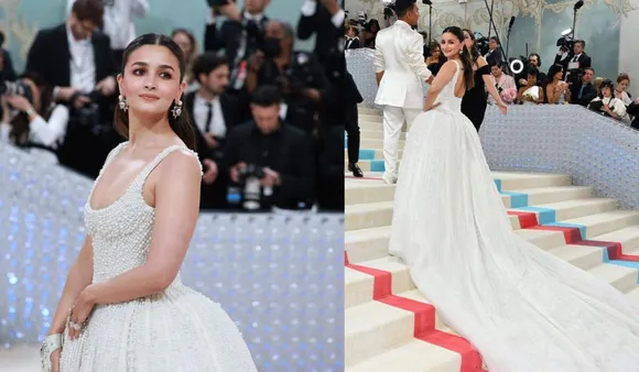 Met Gala 2023: Alia Bhatt Walks Proud In Hand-Embroidered Made In India Gown