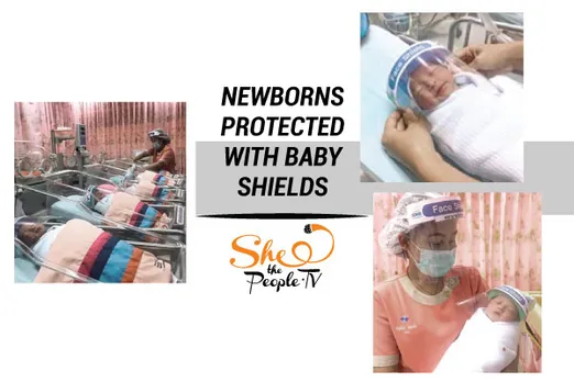 Thailand Hospital Creates Mini Face Shields To Protect Newborns