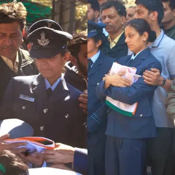 Officer Wife Pays Tribute To IAF Pilot Killed In Kashmir