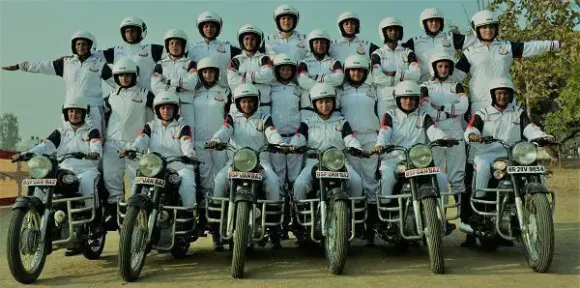 BSF's Women Jabaanz Wow With Their Bike Stunts 