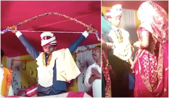 At Bihar's Ramayana-Inspired Swayamvar, Groom Breaks Bow Before Marrying Bride