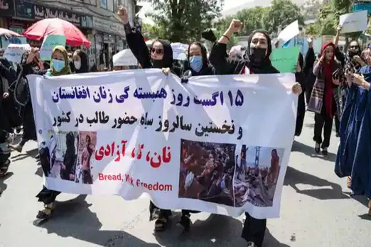 Report: Taliban Violently Dispersed Women's Rally By Beating Protestors In Kabul