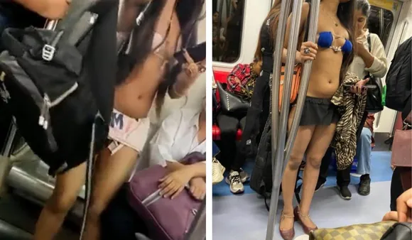 Delhi Metro Girl Traveling In Bikini And Shorts Sparks Outrage, DRMC Responds
