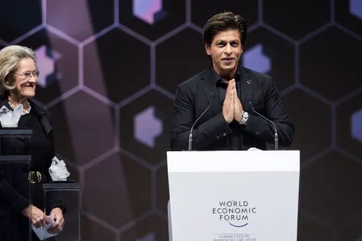 WEF 2018: SRK Honoured For Supporting Kids', Women's Rights