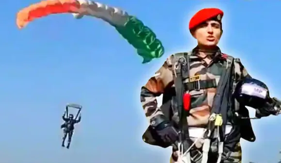Watch: Army's Lance Naik Manju Is First Woman Soldier Skydiver