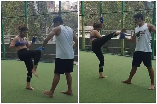 After Working Out At Gym And Tattooing, Ira Khan Now Tries Kickboxing