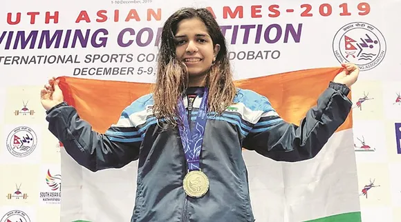 22-Year-Old Swimmer Chahat Arora Wins Gold At South Asian Games 2019