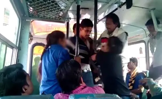 Two Rohtak women fight eve-teasers in a bus   