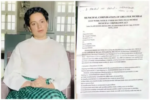 BMC Serves Kangana Notice For ‘Illegal’ Construction At Her Mumbai Office