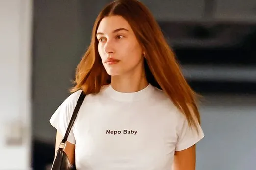 Hailey Bieber Flaunts Her Family Ties In A 'Nepo Baby' T-Shirt, Have A Look