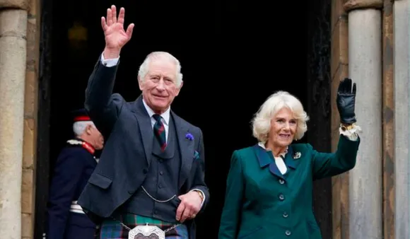 Student Arrested After Throwing Eggs At King Charles And Queen Consort Camilla