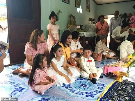 Five-Year-Old Thai Twins Married Due To Buddhist Superstition That They Were Lovers