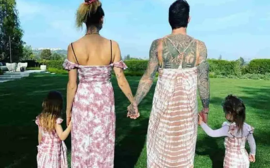 Maroon 5's Adam Levine Shares Family Picture Where They Wear Matching Dresses