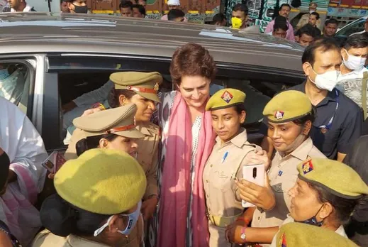 Priyanka Gandhi Says Punish Me Too For The Selfie With Policewomen