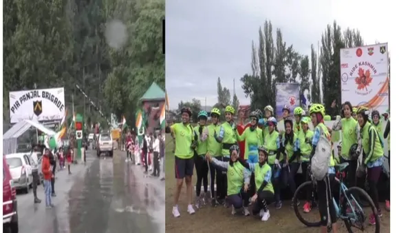 First All-women Bicycle Rally From Baramulla Receives Overwhelming Response