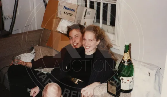 Elon Musk's Ex-Girlfriend Auctions Unseen Pictures Of Him