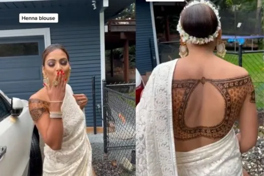 Puzzling New Attire, Henna Blouse Is Blowing Up The Internet