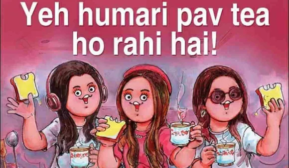 Amul Jumps In On "Pawri" Trend, Calls It Pav Tea Time