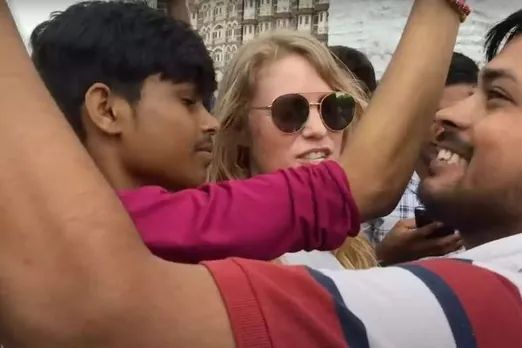 White Woman Charges Rs. 100 For Selfie With Desi Men, Exposes Our Fair Skin Obsession