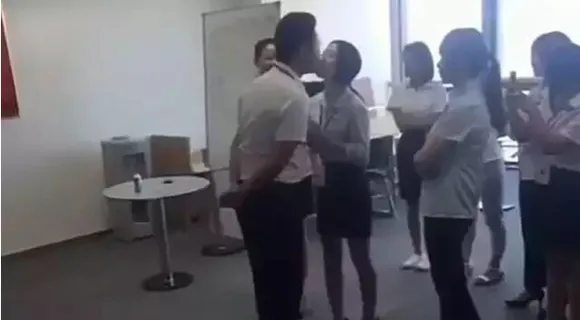 Corporate sexism: Chinese boss forces female employees to kiss him every day