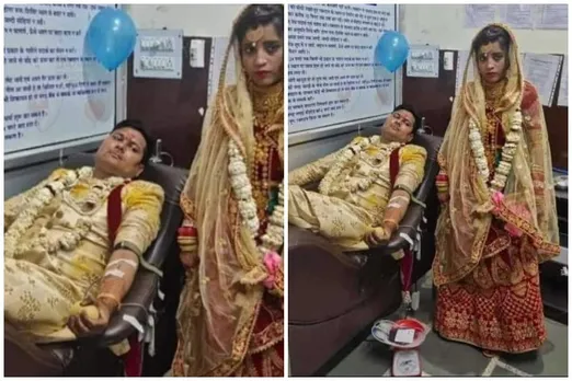 UP Couple Donates Blood To Save A Girl's Life On Their Wedding Day