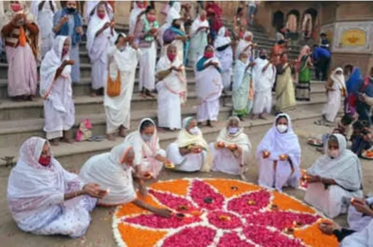 Vrindavan's Widows Celebrate Diwali At Yamuna Ghat: Report