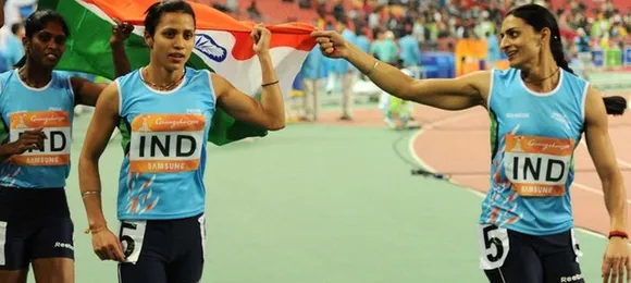 Aiming for a Rio berth: Indian women's relay team at qualifying event 