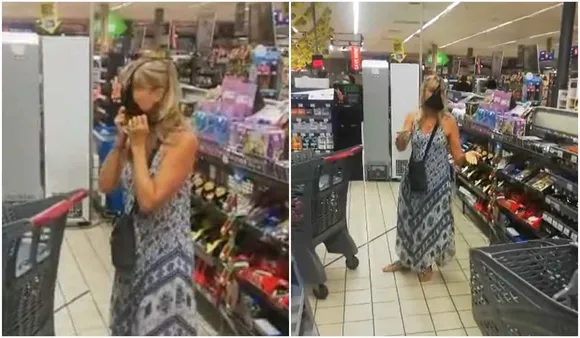 South Africa: Woman Takes Off Thong To Use As Mask In Supermarket, Video Goes Viral