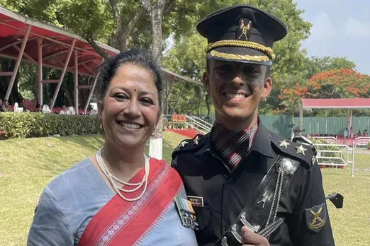 Viral: Son Graduates from Same Army Training Academy As His Mother After 27 Years