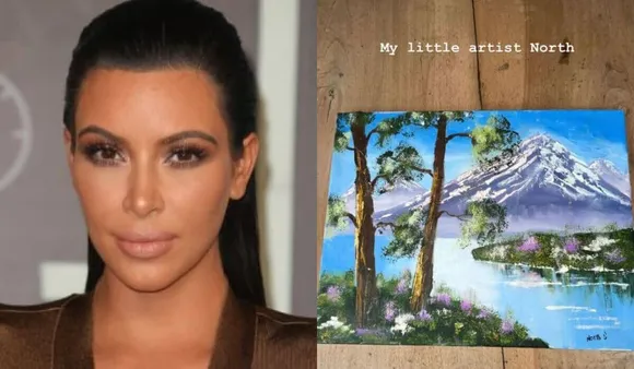 Kim Kardashian Slams Critics For Scrutinising Daughter's Painting