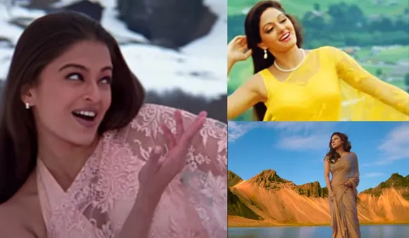 Bollywood Actors Flawlessly Danced In Saree While Shooting In Cold Places