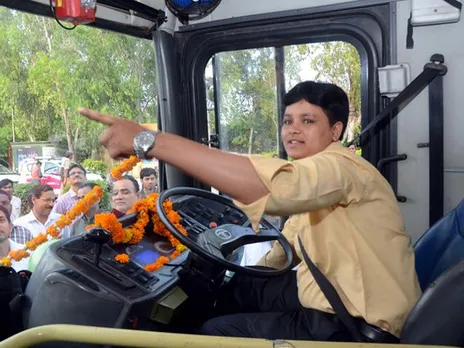 Delhi Finally gets its First Female Bus Driver