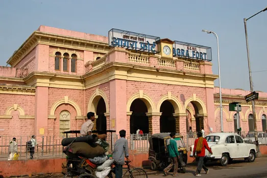 Agra Division Paints Railway Stations Pink to Promote Better Sex Ratio