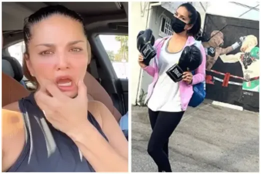 After Painting Sessions And Aerial Yoga, Sunny Leone Now Tries Boxing