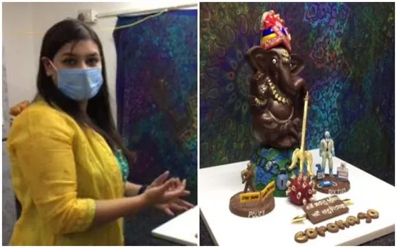 Indore Woman Makes Chocolate Lord Ganesha Idol, Themes It Around Coronavirus