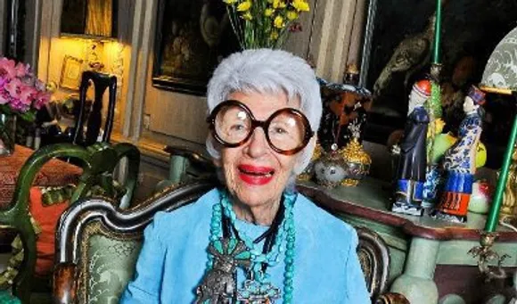 Fashion Icon, Iris Apfel becomes the face of wearable safety gear