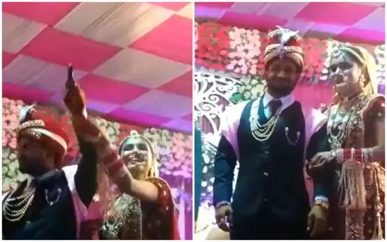 Ghaziabad Bride And Groom Fire Pistol In Air To Celebrate Wedding, Video Viral