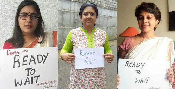 #ReadyToWait: Say women supporting restrictions on their entry in Sabarimala