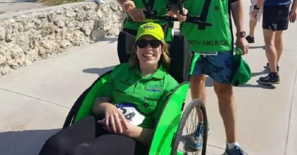 Woman with Cerebral Palsy Completes World Marathon Challenge