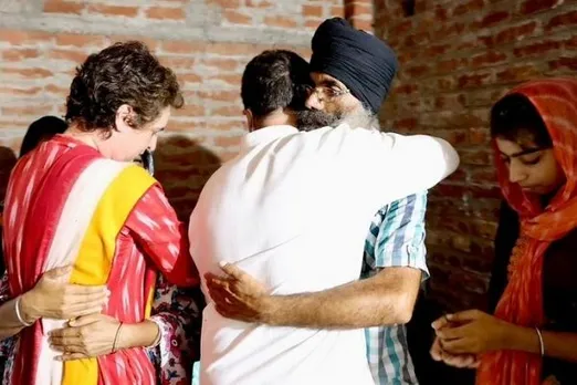 Priyanka Gandhi, Rahul Gandhi Meet Lakhimpur Kheri Victims