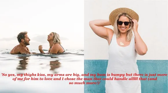 Curvy Woman's Reply To Trolls Asking How She Got 'Handsome' Hubby