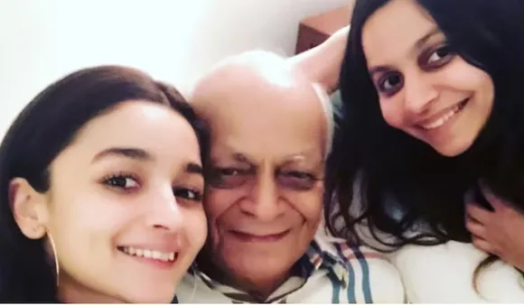 Entertainment Quick Read: Alia Bhatt's Grandfather Passes Away At 95